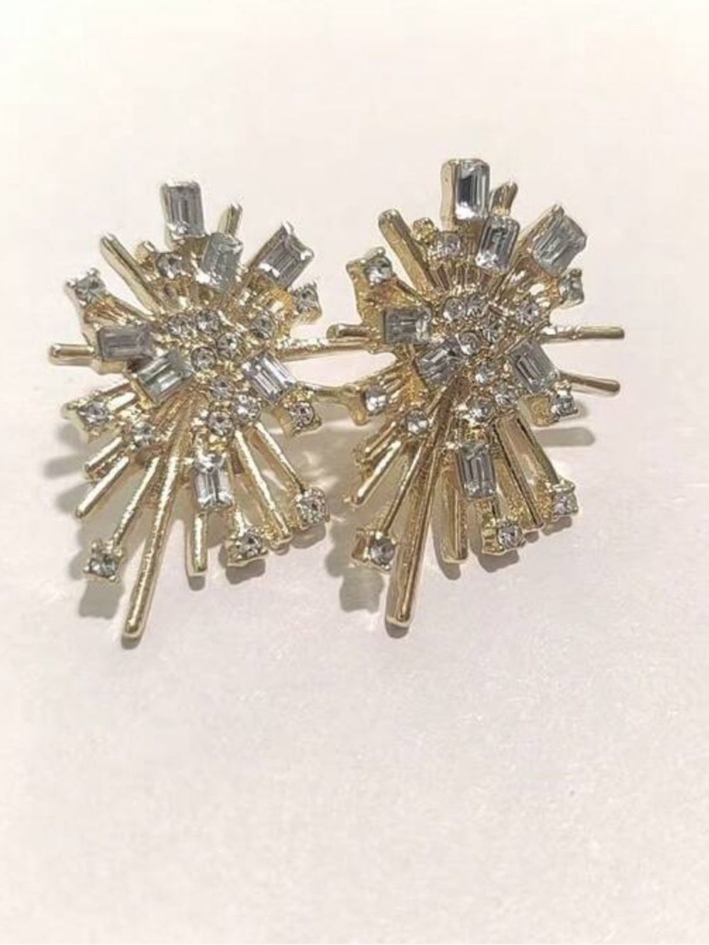 Sunburst radiant earrings